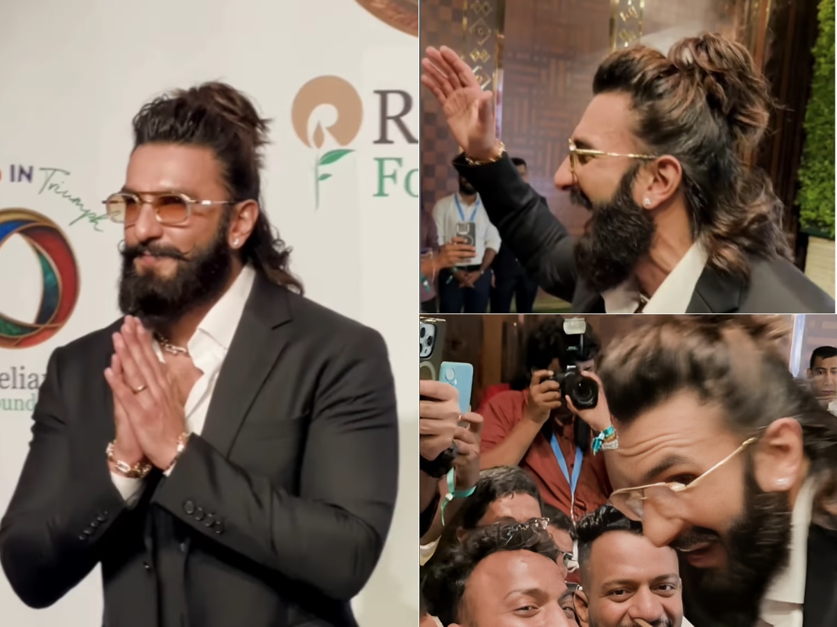 baap ban gaya re Ranveer Singh Shared his happiness with paparazzi after 21 Days Welcoming Baby Girl With Deepika Padukone; बाप झाल्यावर तब्बल 20 दिवसांनी पहिल्यांदा दिसला रणवीर सिंग; पापाराझीसोबत असा व्यक्त केला आनंद