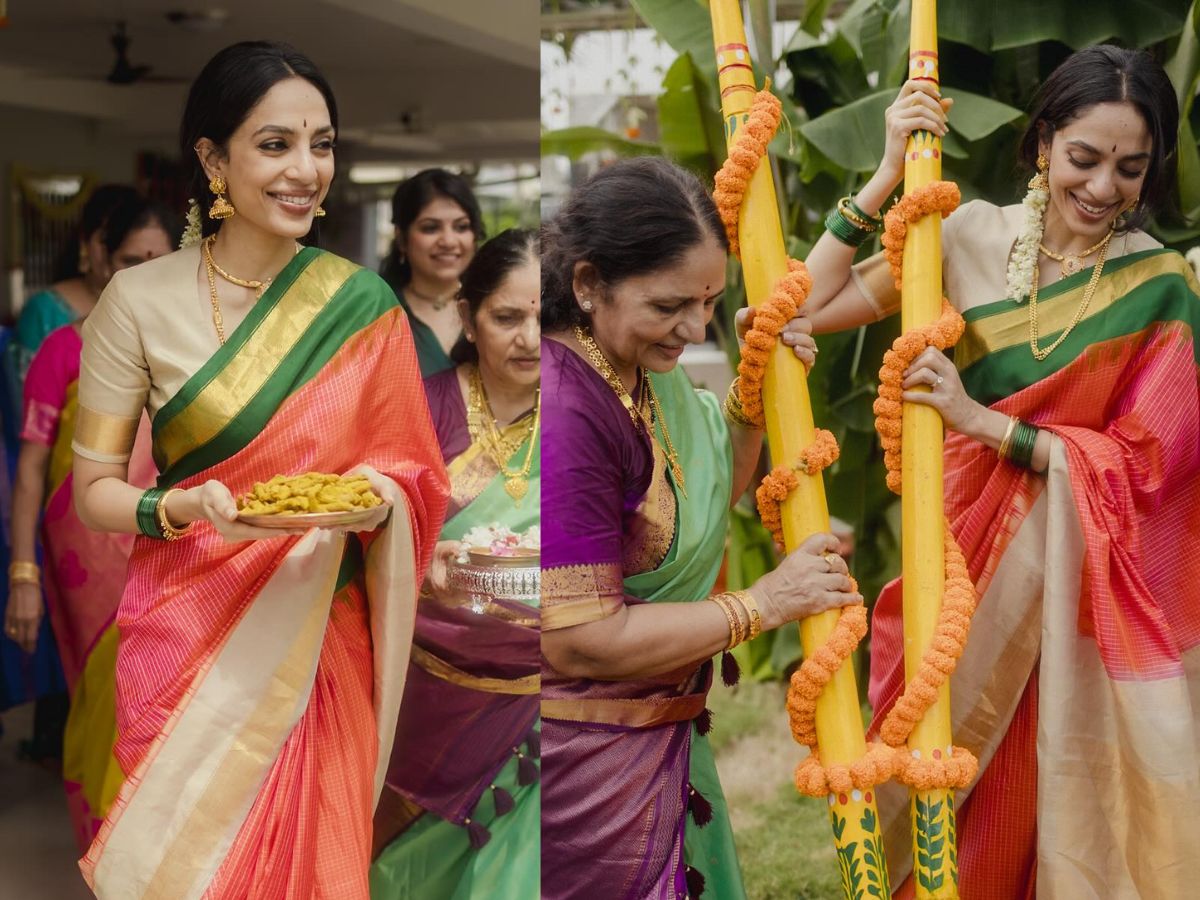 Shobhita Dhulipala Naga Chaitanya Pre Wedding Function : नागा चैतन्य आणि शोभिता धुलिपालाच्या प्री-वेडिंगला सुरुवात; फोटो पाहताच नेटकरी म्हणाले, ‘एका चांगल्या कुटुंबाला…’